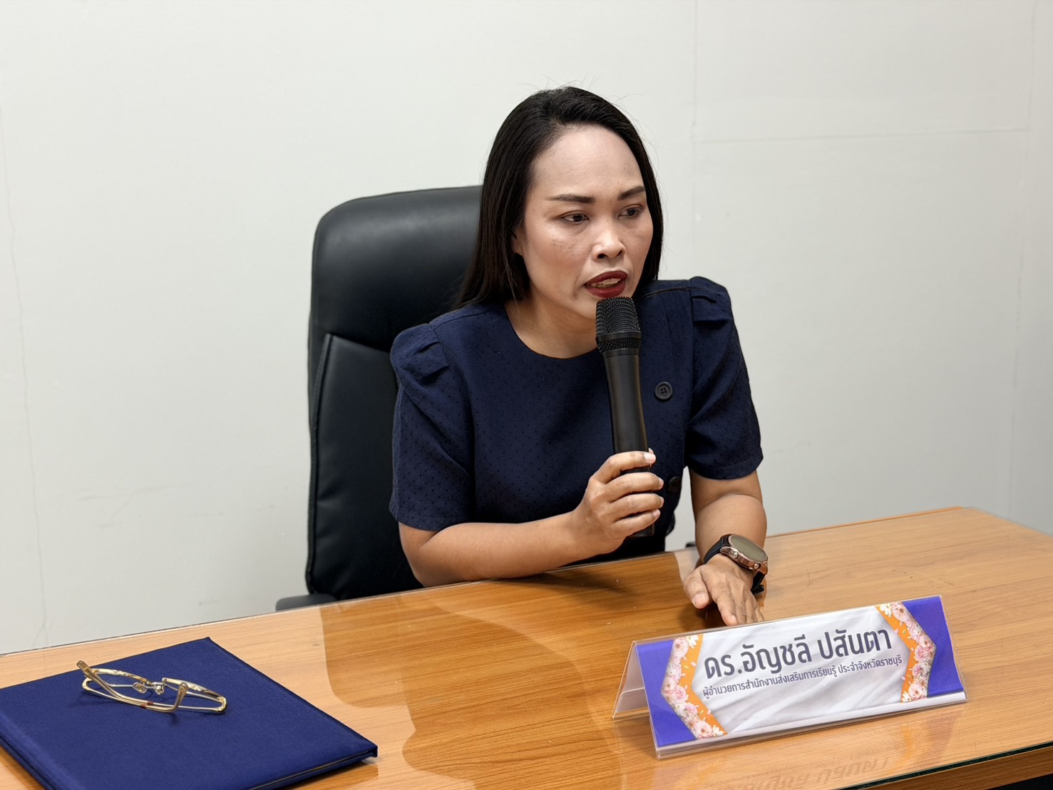 ผู้อำนวยการสำนักงานส่งเสริมการเรียนรู้ประจำจังหวัดราชบุรี เป็นประธานเปิดโครงการส่งเสริมหน้าที่พลเมืองที่ดีและประชาธิปไตยในสังคมไทย